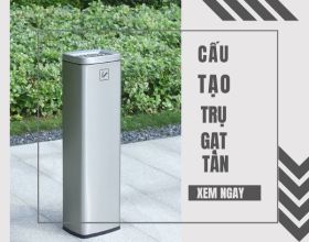 Bên trong trụ gạt tàn chuyên dụng có gì? Khám phá cấu tạo chi tiết