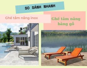 Ghế tắm nắng bằng gỗ và inox: Đâu là lựa chọn thích hợp cho hồ bơi?