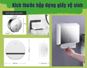 Tổng hợp các kích thước hộp đựng giấy vệ sinh thông dụng