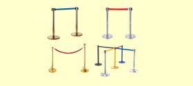 Mẫu cột chắn inox thường dùng ở sự kiện