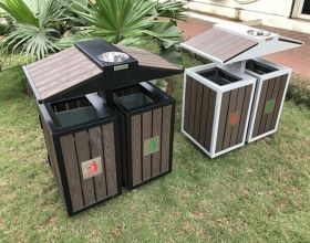 Những mẫu thùng rác có thể dùng để trang trí cảnh quan
