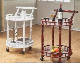 Top mẫu xe đẩy rượu tròn đẹp làm bắt mắt không gian