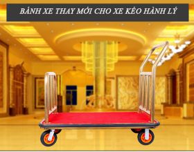 Cần lưu ý gì khi mua bánh xe thay mới cho xe kéo hành lý?