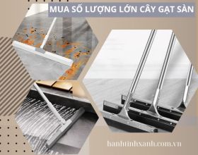 Mua số lượng lớn cây gạt nước cho đơn vị vệ sinh: Làm sao có giá tốt?