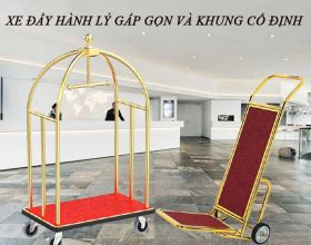 Nên mua xe đẩy hành lý gấp gọn hay loại khung cố định?