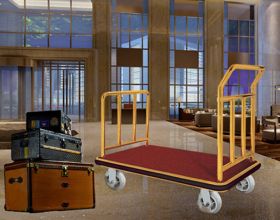 Kinh nghiệm chọn mua xe đẩy hành lý cho khách sạn nhỏ