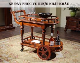 Vì sao người Việt chuộng xe đẩy rượu nhập ngoại hơn hàng trong nước?