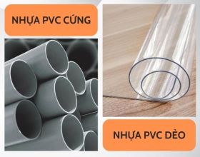 So sánh nhựa PVC cứng và nhựa PVC dẻo - Điểm giống và điểm khác