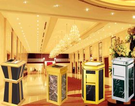 Những loại thùng rác phù hợp đặt tại đại sảnh