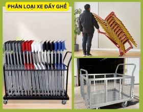 Phân loại các loại xe đẩy ghế nhà hàng thông dụng hiện nay