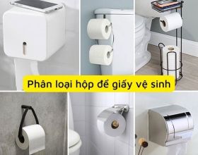 Cách thức phân loại hộp để giấy vệ sinh