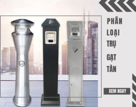 Phân loại trụ gạt tàn - Các loại trụ đựng tàn thuốc công cộng