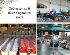 Xưởng sản xuất dù che nắng ngoài trời giá rẻ tại HN và TpHCM