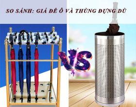 So sánh giá treo ô và sọt đựng dù: Loại nào tiện dụng hơn?