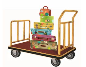 Bí quyết tăng tuổi thọ xe đẩy hành lý resort