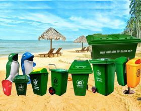 Những loại thùng rác sử dụng cho bãi biển vừa đẹp lại bền