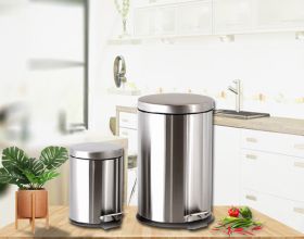 Thùng rác inox đạp chân - Sản phẩm phù hợp với mọi không gian