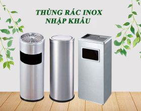 Vì sao thùng rác inox nhập khẩu bán chạy tại thị trường Việt