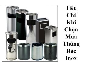 Tiêu chí khi mua thùng rác inox bạn nên biết