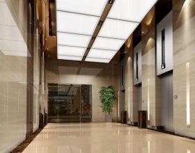 Tòa nhà cao tầng nên sử dụng loại thùng rác gì cho thang máy