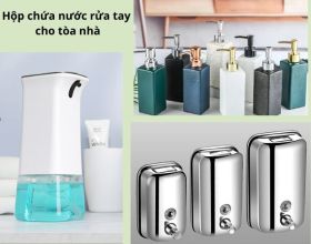 Vì sao các tòa nhà nên trang bị hộp chứa nước rửa tay?