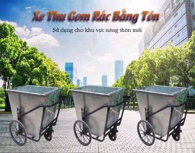 Trang bị xe thu gom rác cho các vùng nông thôn mới