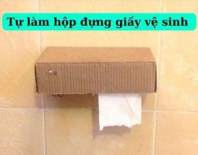 Tự làm hộp đựng giấy vệ sinh không lõi và có lõi siêu nhanh