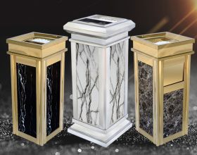 Ưu điểm của thùng rác đá hoa cương