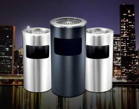 Ưu điểm nổi bật của thùng rác inox gạt tàn