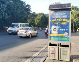 Ưu điểm của thùng rác quảng cao