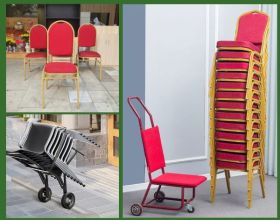 Xe đẩy ghế sự kiện tải trọng bao nhiêu là đủ cho trung tâm tiệc?