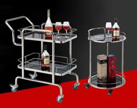 Xe đẩy rượu inox: Lựa chọn hoàn hảo của mọi không gian