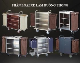 Xe dọn buồng phòng có những loại nào – Phân loại xe làm buồng