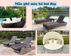 Yêu thích ghế mây hồ bơi, mua ngay những mẫu sau