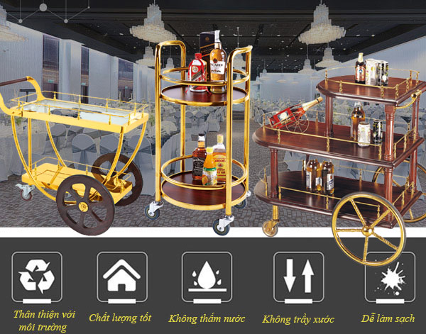 Kinh nghiệm lựa chọn đơn vị cung cấp xe đẩy rượu uy tín 100%