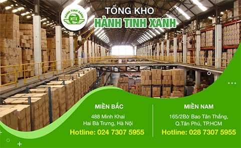 Tổng kho hàng của Hành Tinh Xanh