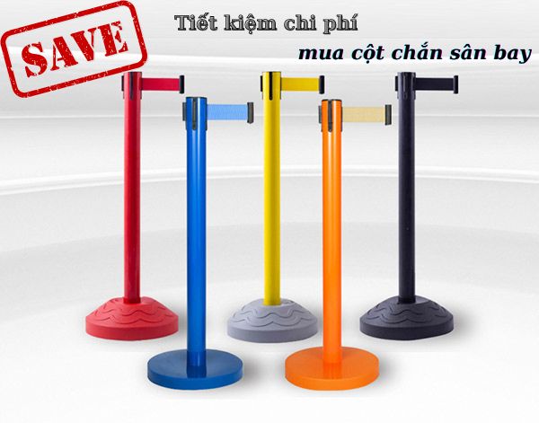 Tiết kiệm chi phí mua cột chắn phân làn sân bay: Tưởng khó mà dễ