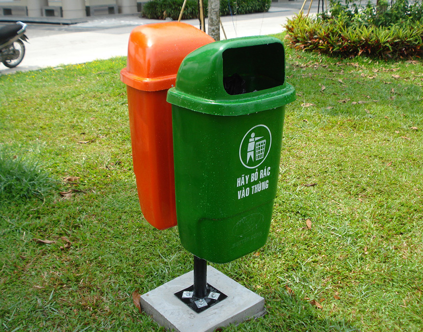 Ưu nhược điểm của thùng rác nhựa cố định Paloca