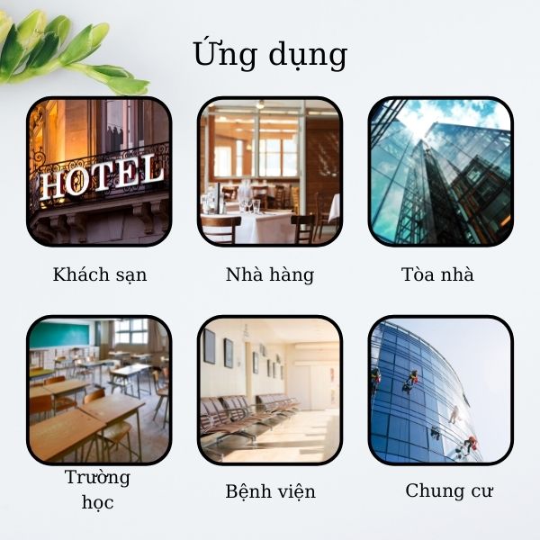 Bông lau cửa kính là sản phẩm chuyên dụng trong công tác vệ sinh tại khách sạn, nhà hàng,...