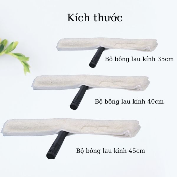 Chi tiết kích thước bông lau kính cầm tay