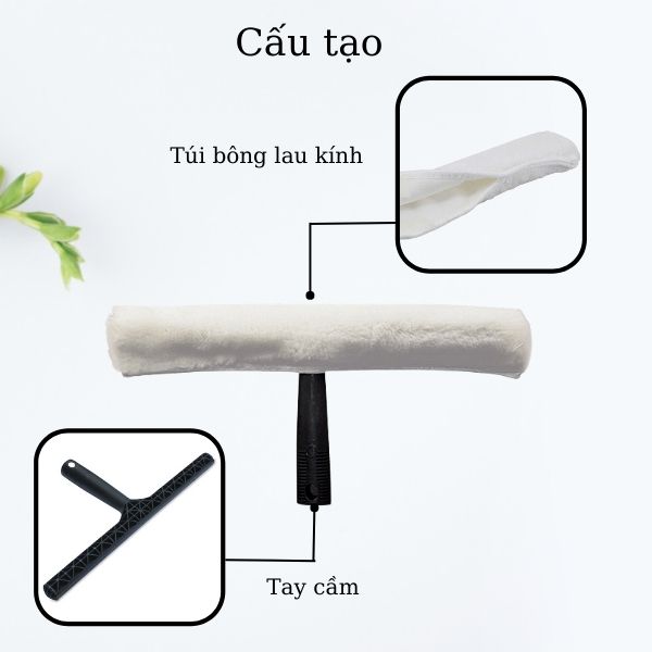 Cấu tạo của bộ bông chà kính chuyên dụng