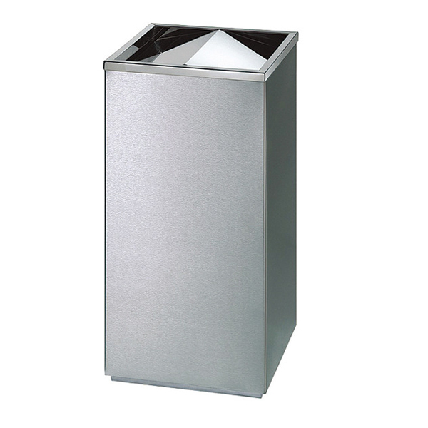 Thùng rác inox vuông - hình 4