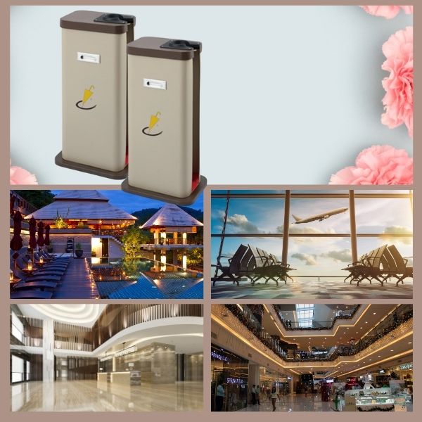 Hộp bọc ô dù đơn bằng thép sơn tĩnh điện - hình 5