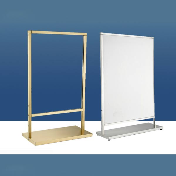 Bảng Standee khung inox vàng - hình 2