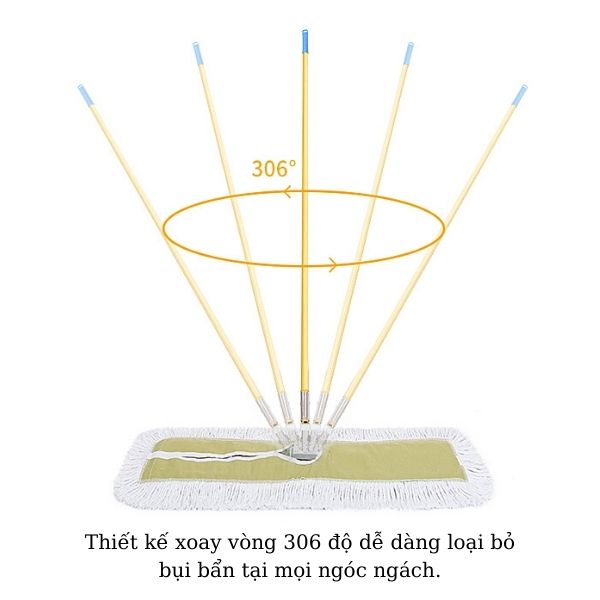 Bộ cây lau sàn khô Deluxe - hình 2