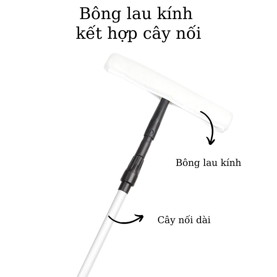 Bộ dụng cụ lau kính gia đình - hình 3