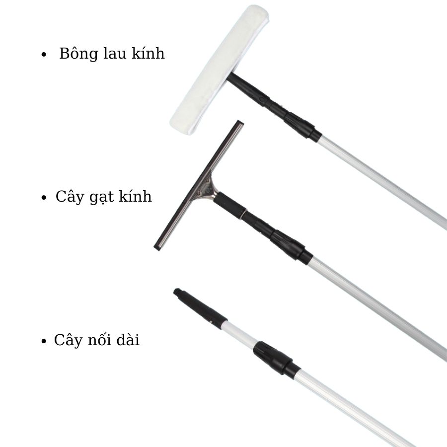 Bộ dụng cụ lau kính gia đình - hình 4