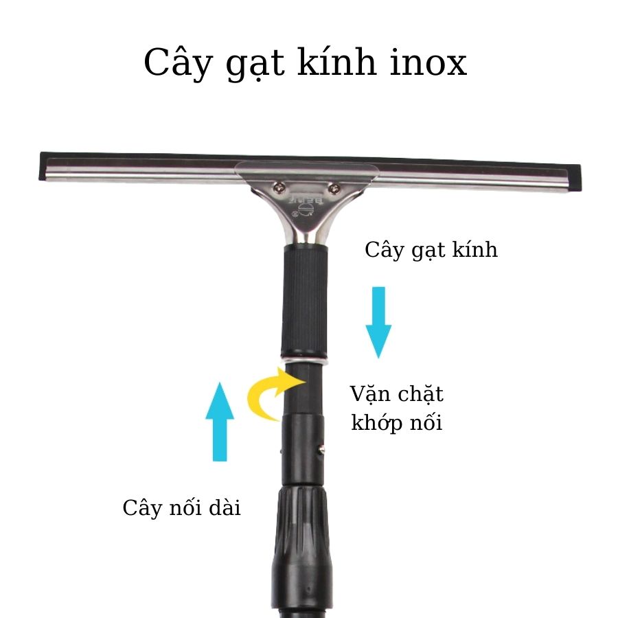 Bộ dụng cụ lau kính gia đình - hình 5