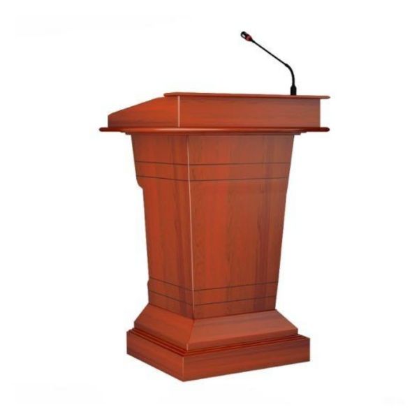 Bục phát biểu đơn giản bằng gỗ MDF - hình 6