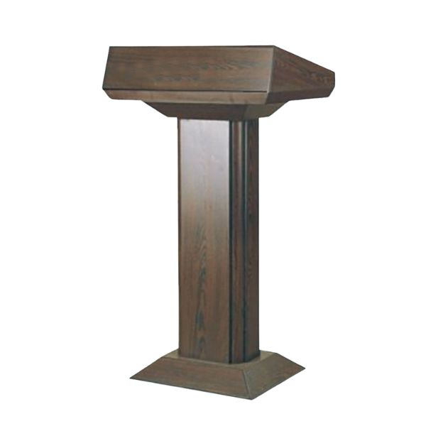 Bục phát biểu gỗ đơn giản - hình 6